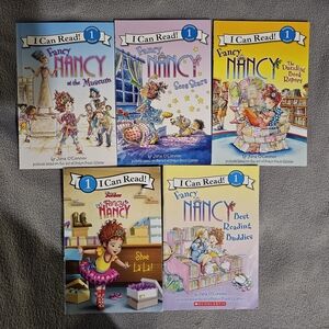 Scholastic - Fancy Nancy "I Can Read!" Level 1 - Set Of 5 Books